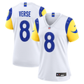 Jared Verse Los Angeles Rams Women's Game Jersey - White
