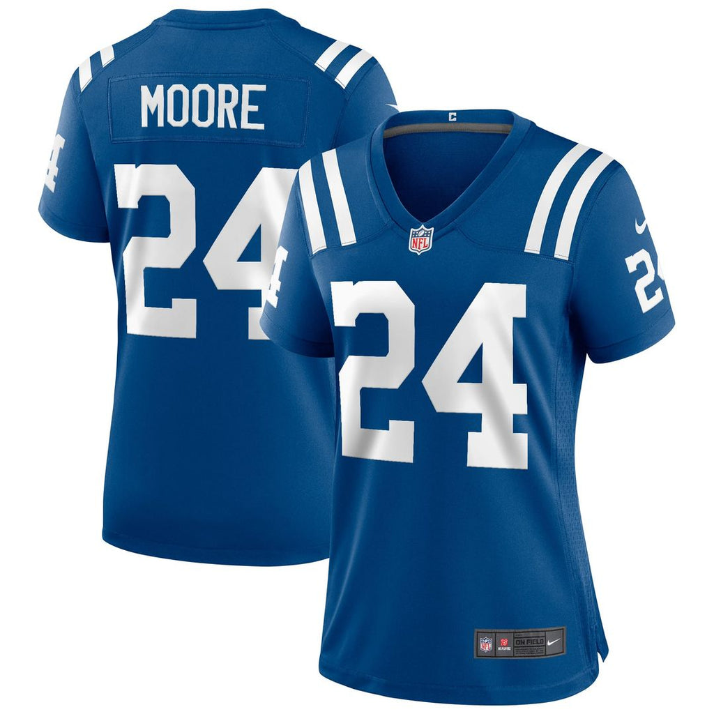 Lenny Moore Indianapolis Colts Women's Game Retired Player Jersey - Royal