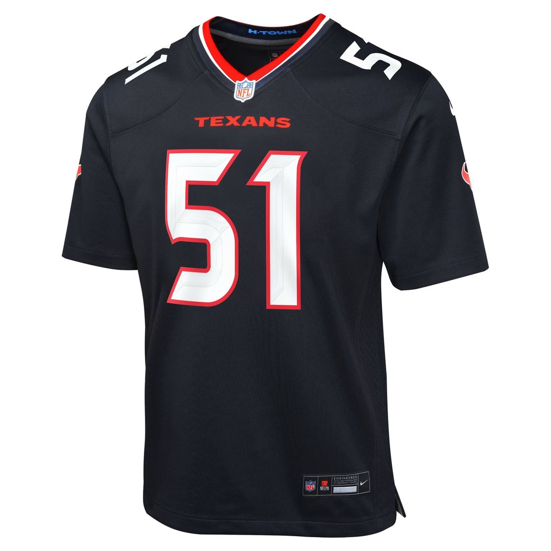Will Anderson Jr. Houston Texans Youth Game Jersey - Navy