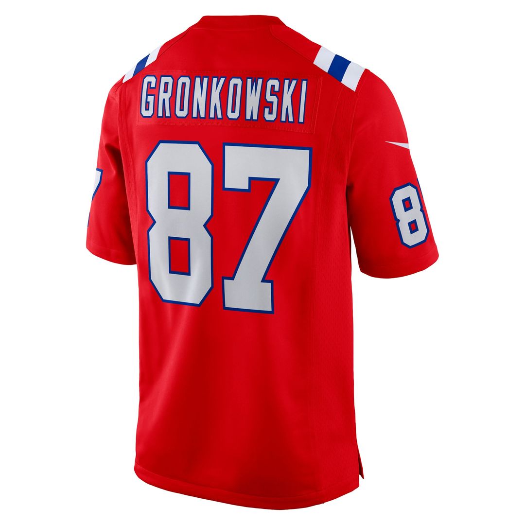 Rob Gronkowski New England Patriots Team Retired Player Game Jersey - Navy