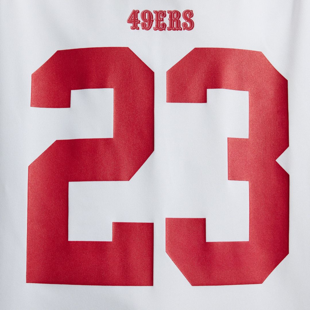 Christian McCaffrey San Francisco 49ers Game Player Jersey - White