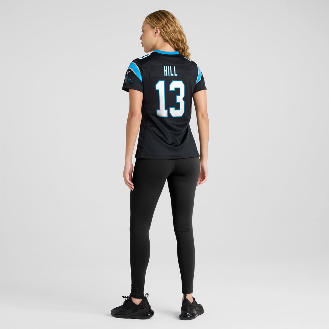 Troy Hill Carolina Panthers Women's Team Game Jersey - Black