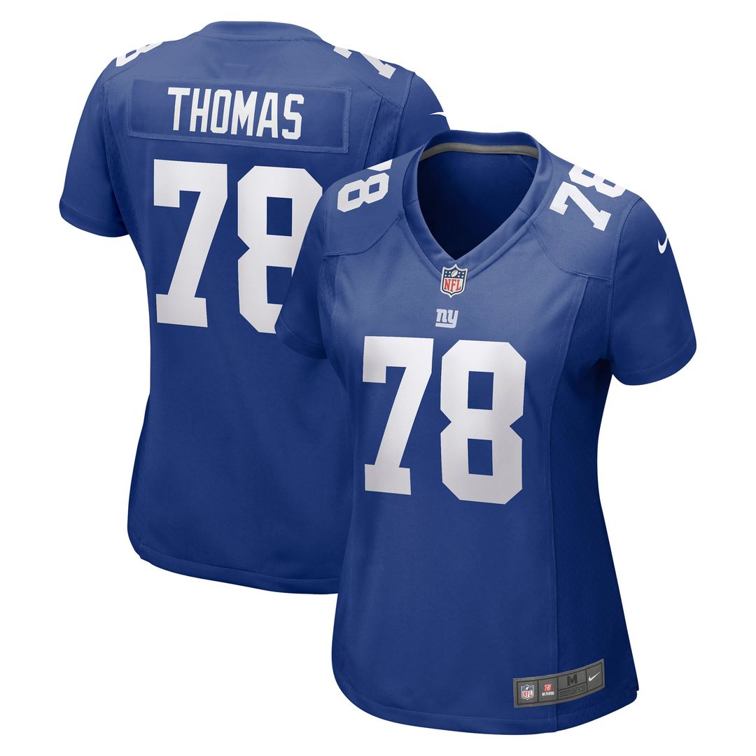 Andrew Thomas New York Giants Women's Game Jersey - Royal