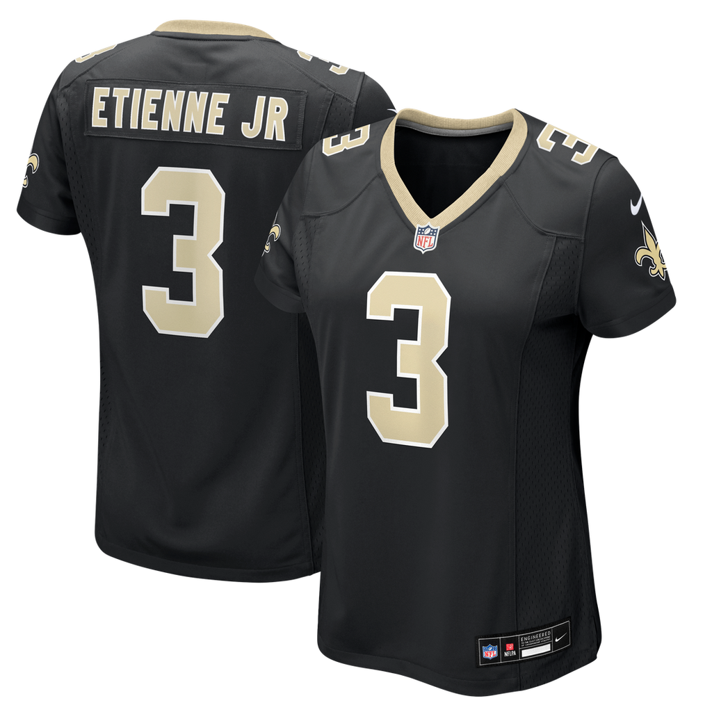 Travis Etienne Jr New Orleans Saints Women's Team Game Jersey - Black