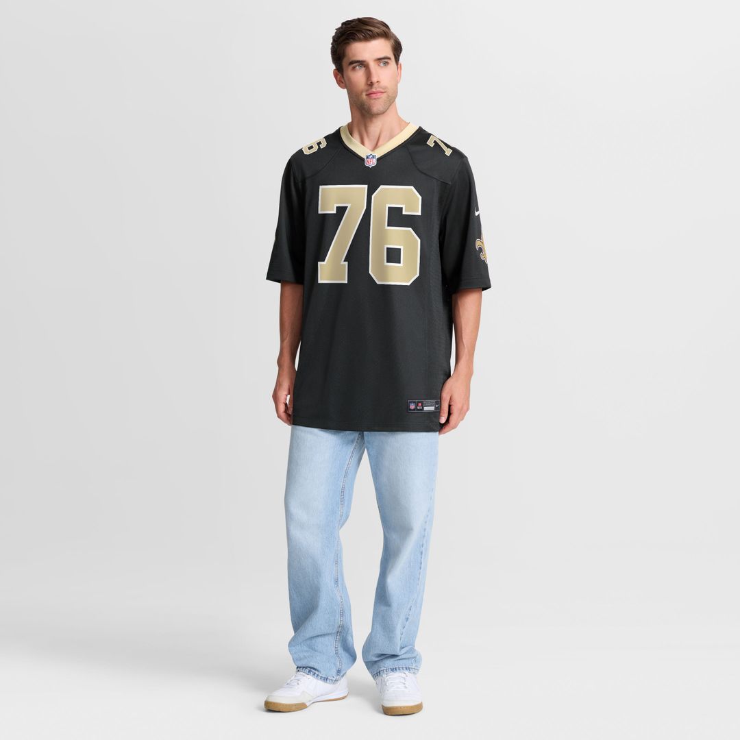 David Edwards New Orleans Saints Team Game Jersey - Black
