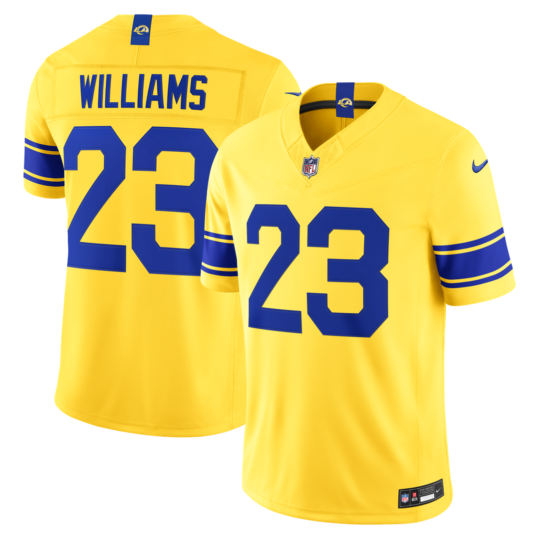 Kyren Williams Los Angeles Rams Vapor F.U.S.E. Stitched Limited Jersey - White