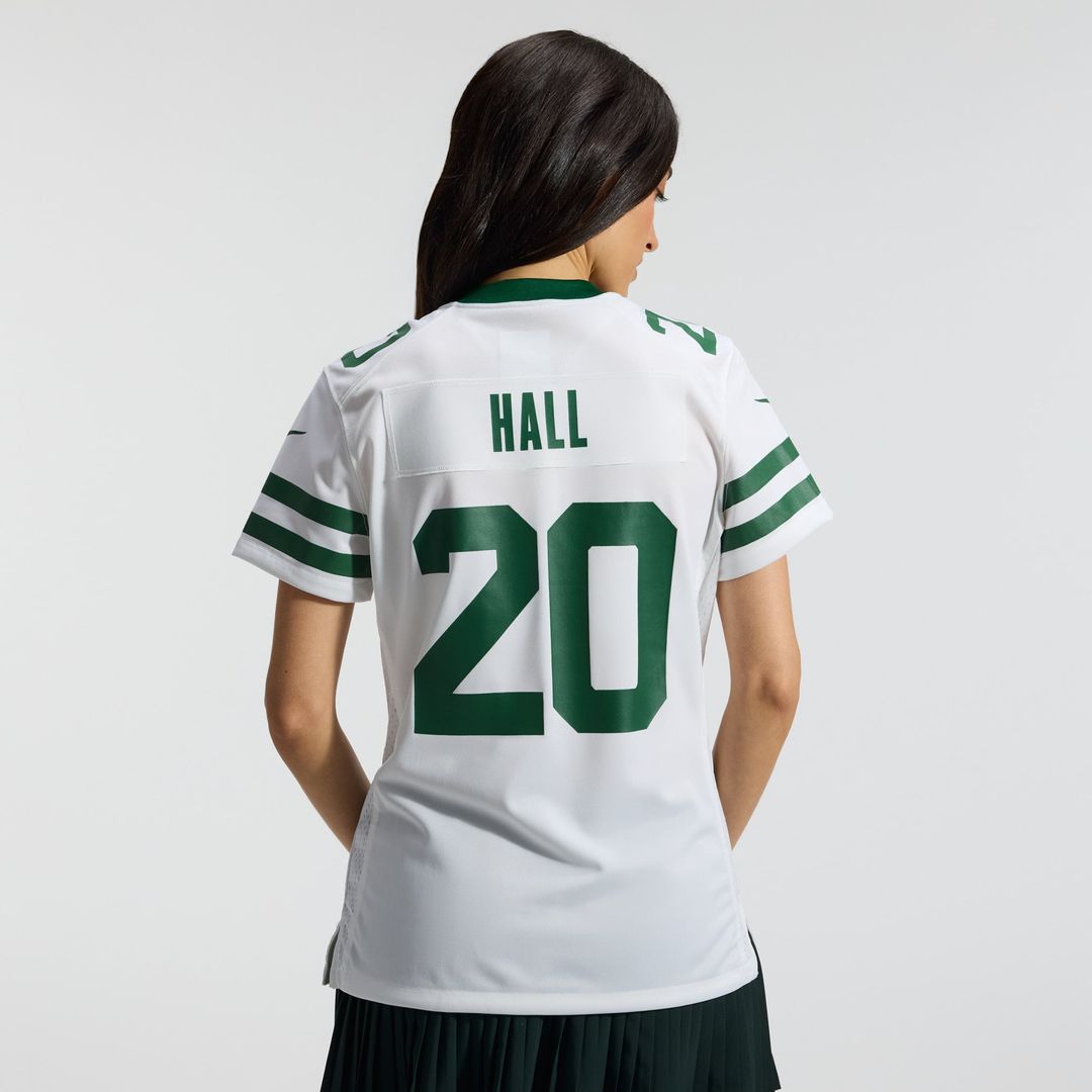 Breece Hall New York Jets Women's Game Jersey - Legacy White