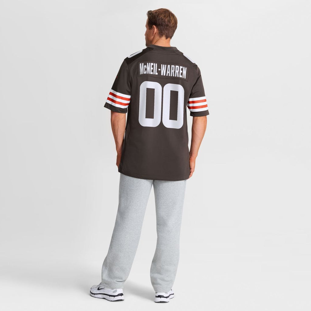 Emmanuel McNeil - Warren Cleveland Browns Game Jersey - Brown