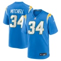 Keaton Mitchell Los Angeles Chargers Team Game Jersey - Powder Blue
