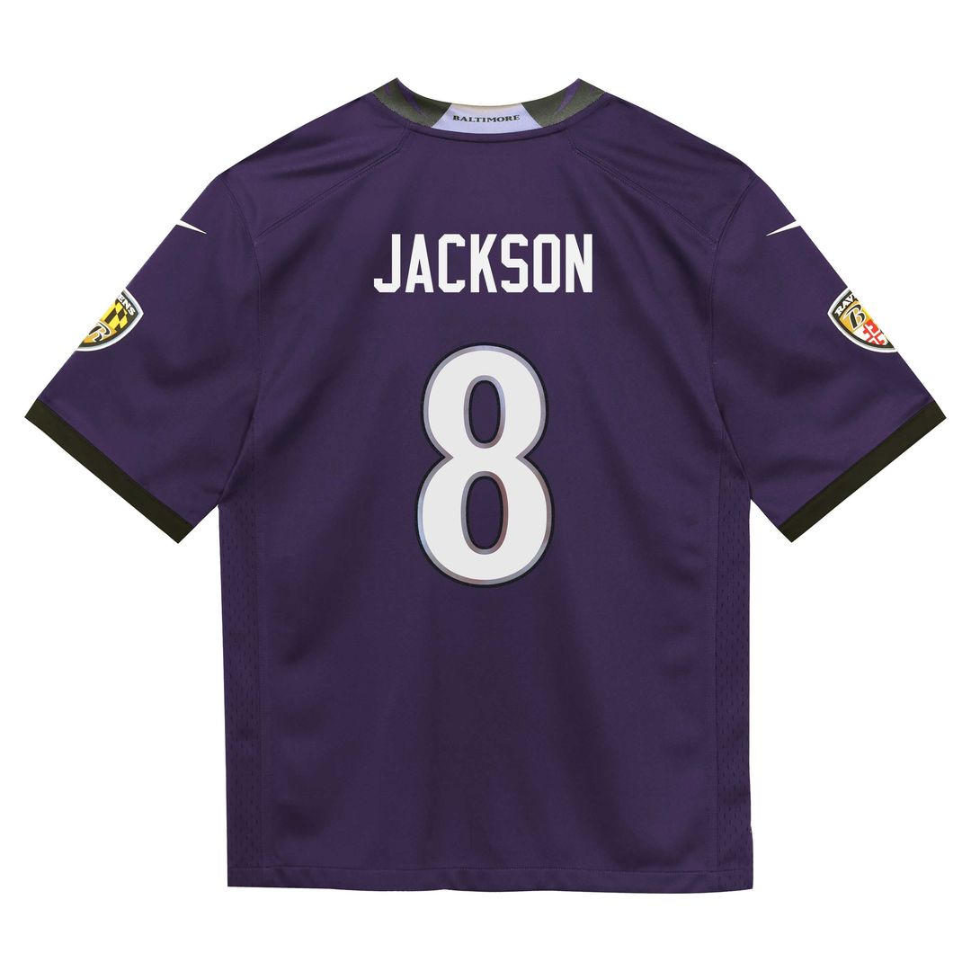 Lamar Jackson Baltimore Ravens Toddler Team Game Jersey - Purple