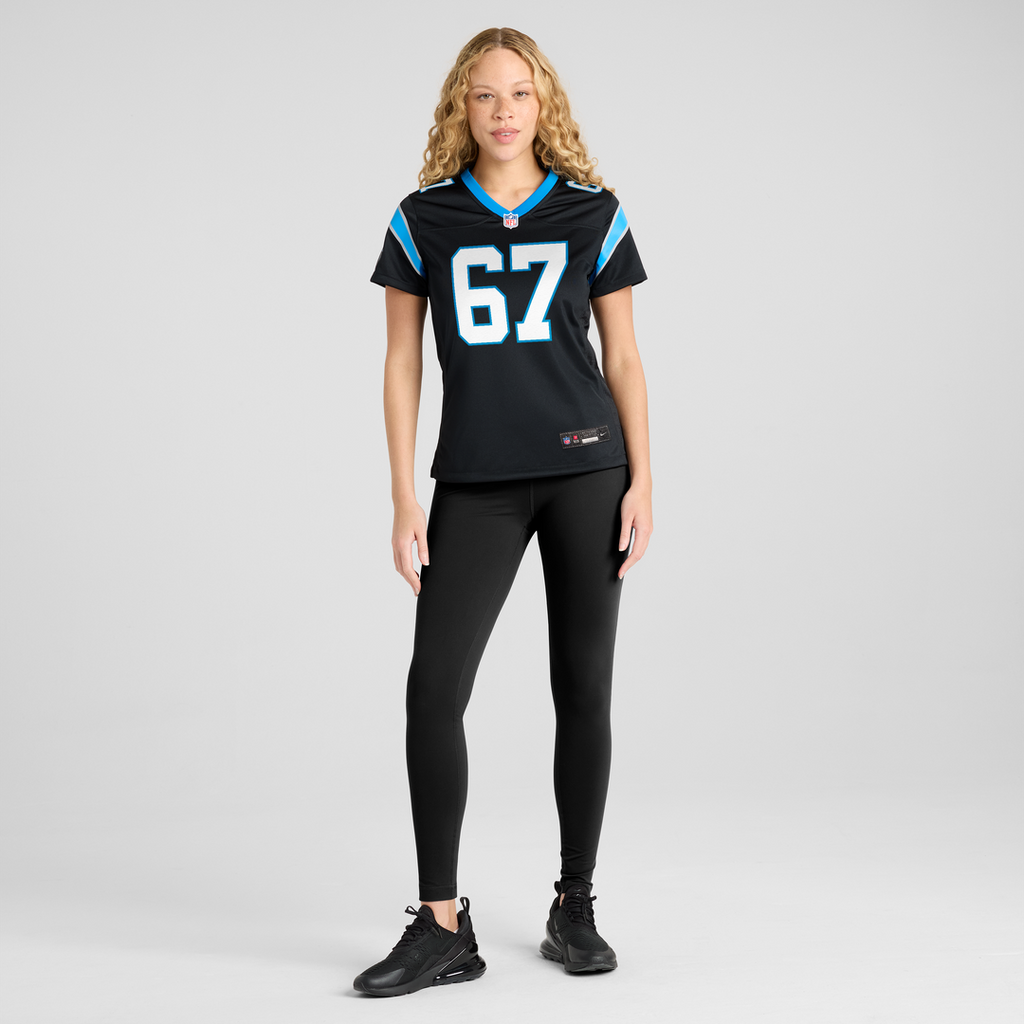 Corey Bullock Carolina Panthers Women's Team Game Jersey - Black