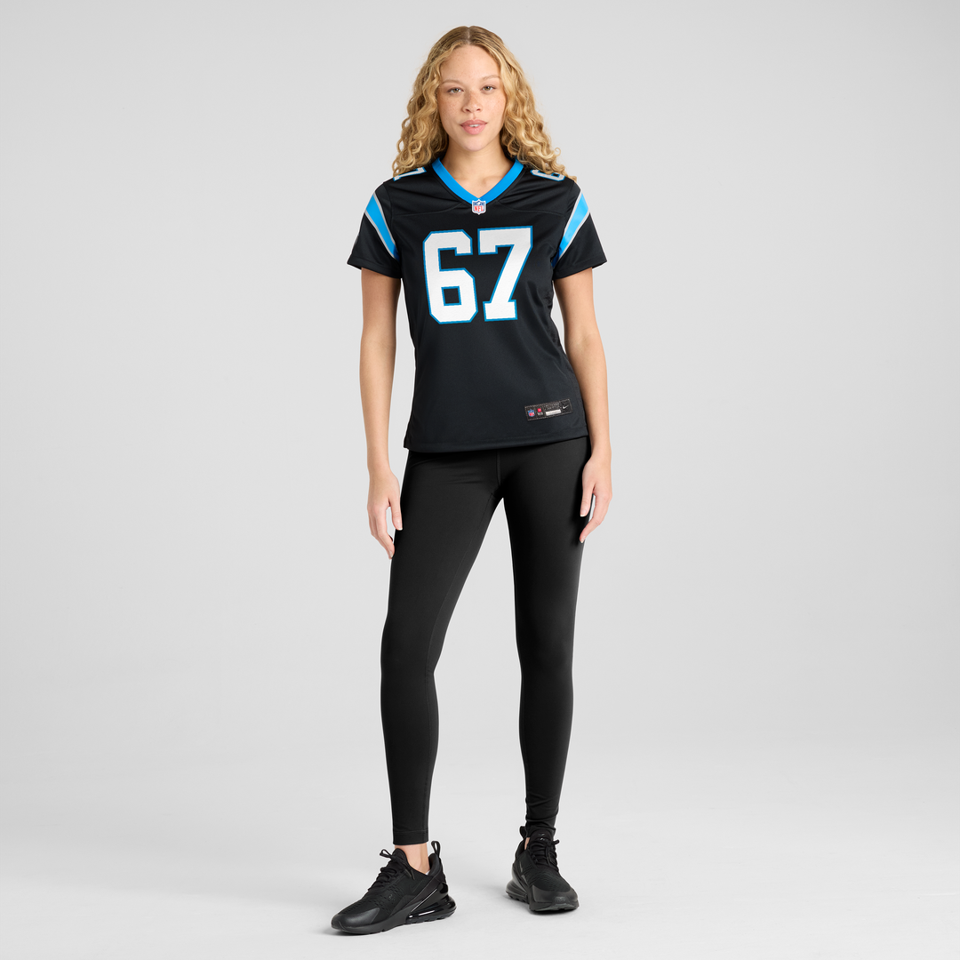 Corey Bullock Carolina Panthers Women's Team Game Jersey - Black