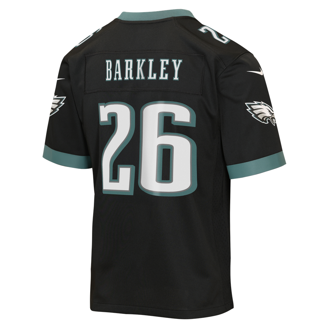 Saquon Barkley Philadelphia Eagles Youth Alternate Game Jersey - Black