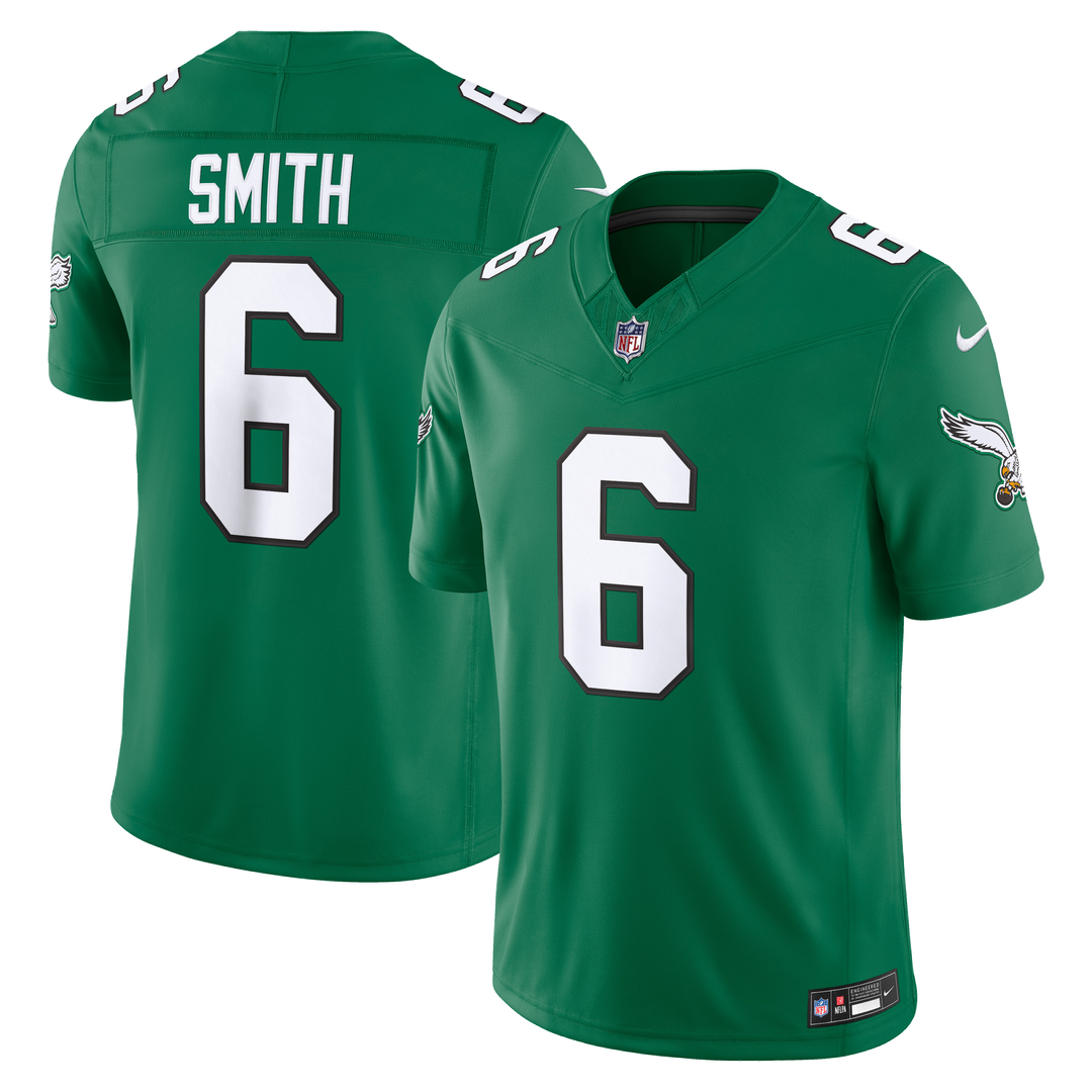 DeVonta Smith Philadelphia Eagles Alternate Vapor F.U.S.E. Stitched Limited Jersey - Black