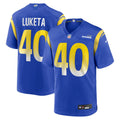 Jesse Luketa Los Angeles Rams Team Game Jersey - Royal