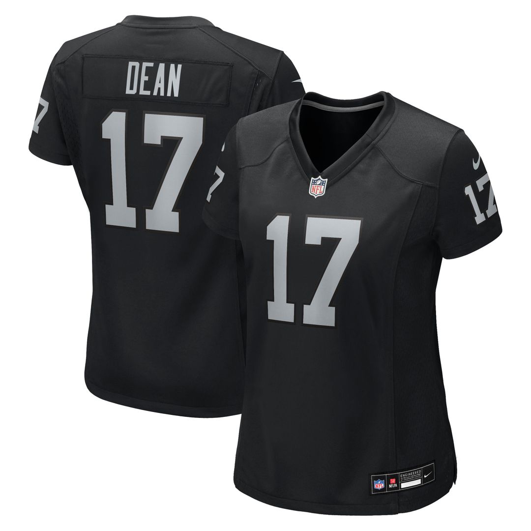 Nakobe Dean Las Vegas Raiders Women's Team Game Jersey - Black
