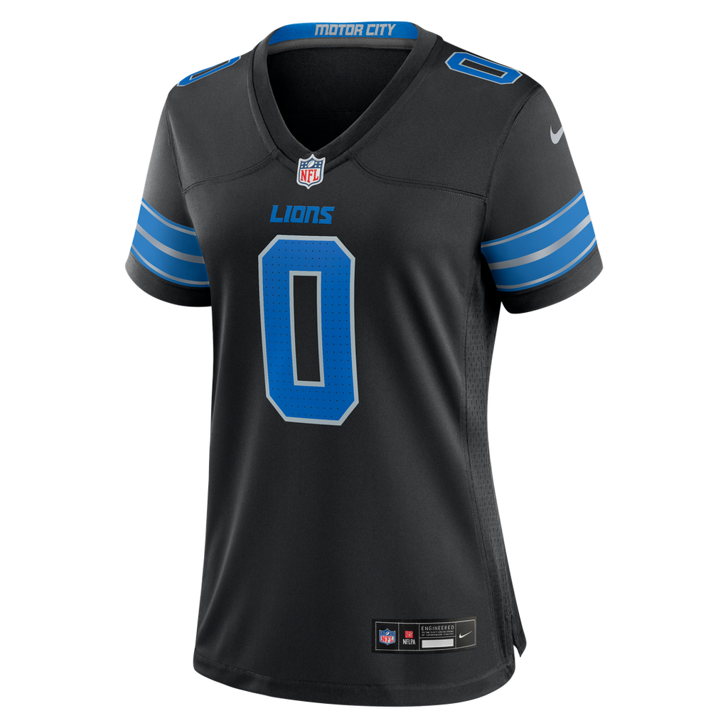 Jahmyr Gibbs Detroit Lions Women's 2nd Alternate Game Player Jersey - Black
