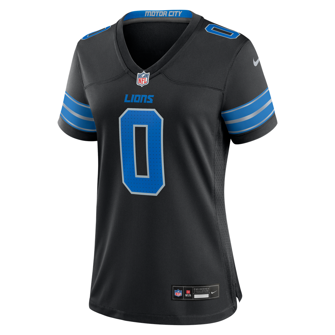 Jahmyr Gibbs Detroit Lions Women's 2nd Alternate Game Player Jersey - Black