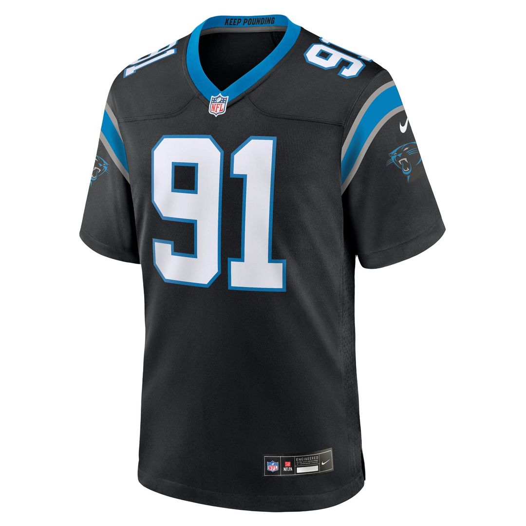 Patrick Jones II Carolina Panthers Team Game Jersey - Black