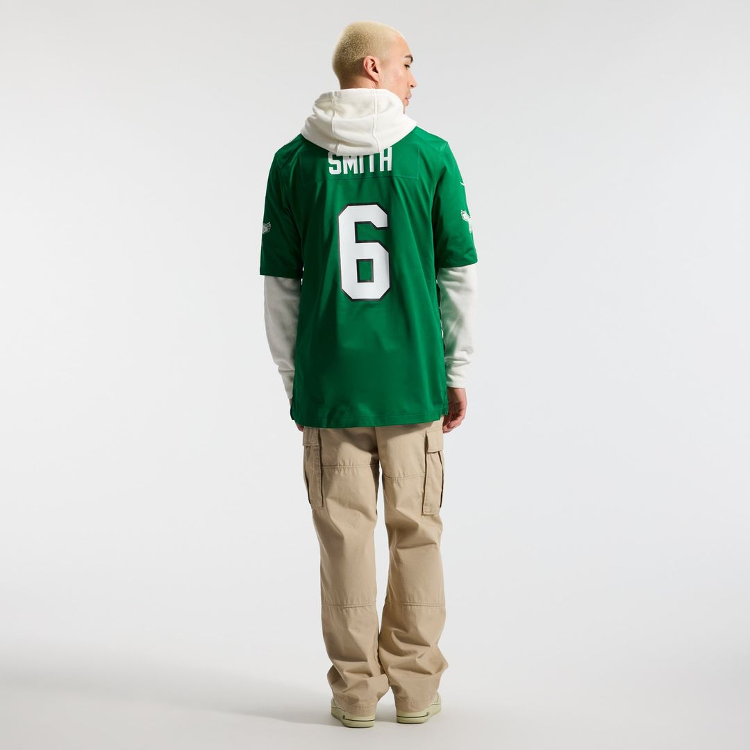 DeVonta Smith Philadelphia Eagles Alternate Game Player Jersey - Kelly Green