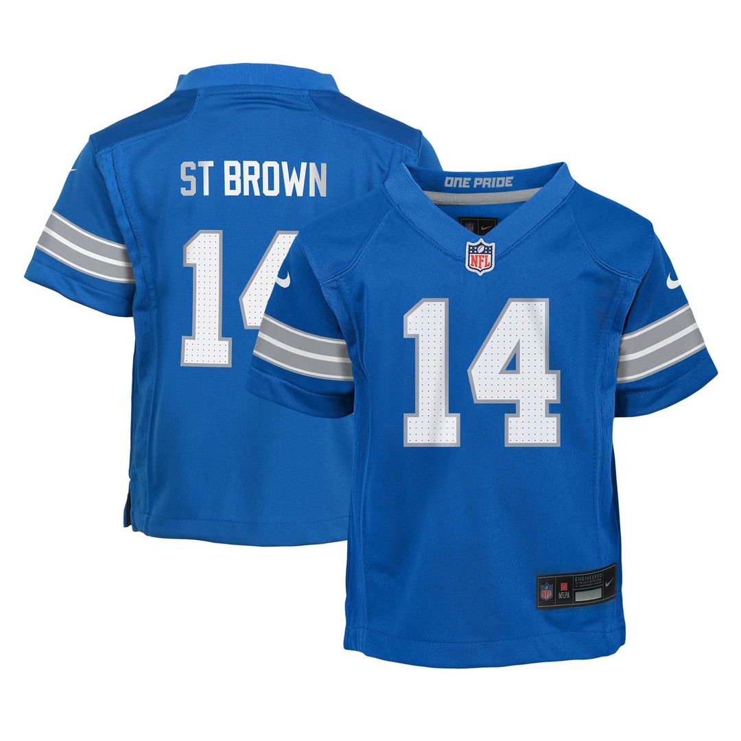 Amon - Ra St. Brown Detroit Lions Infant Team Player Game Jersey - Blue
