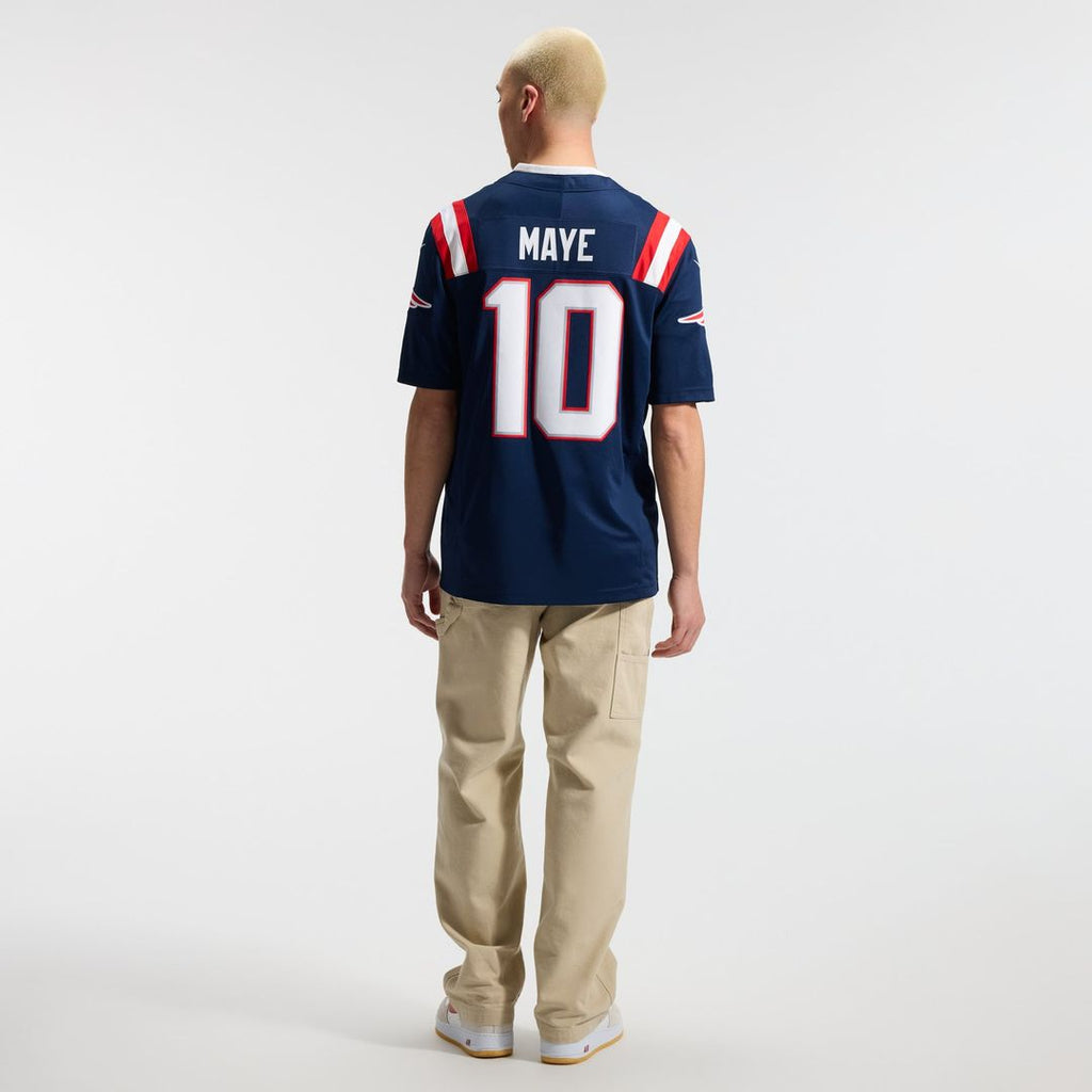 Drake Maye New England Patriots Team Vapor F.U.S.E. Stitched Limited Jersey - Navy