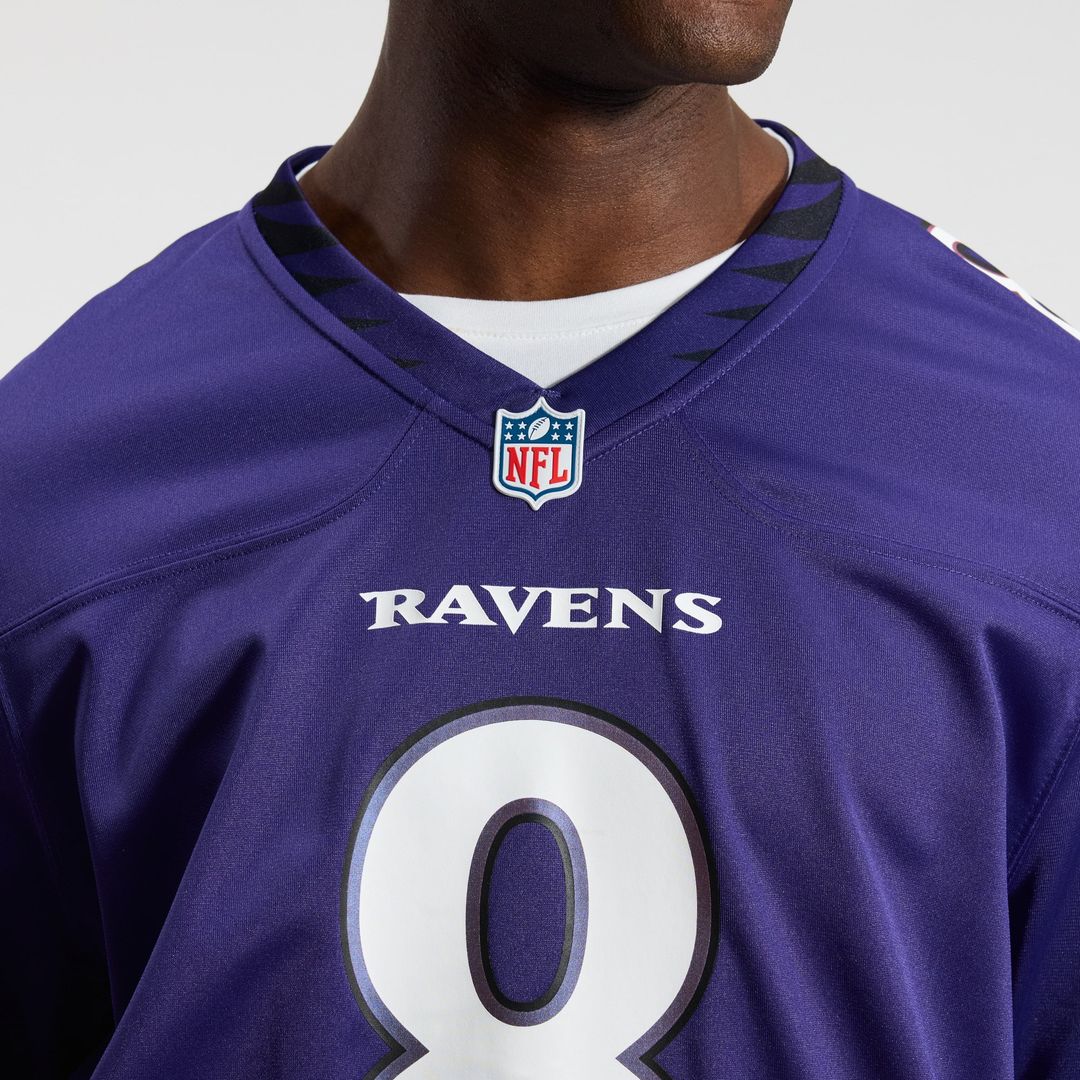 Lamar Jackson Baltimore Ravens Team Game Jersey - Purple