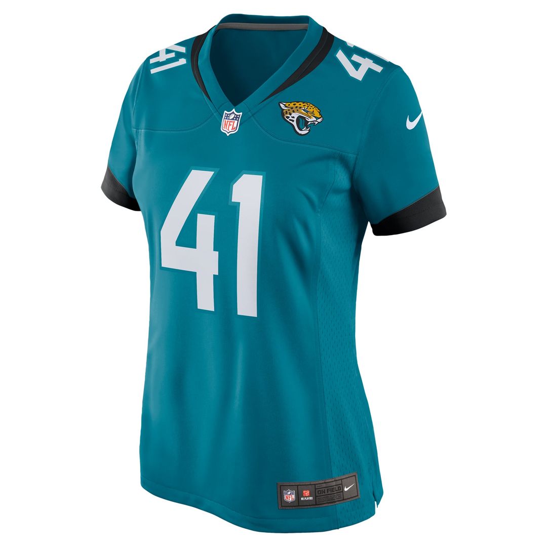 Josh Hines - Allen Jacksonville Jaguars Women's Player Game Jersey - Teal