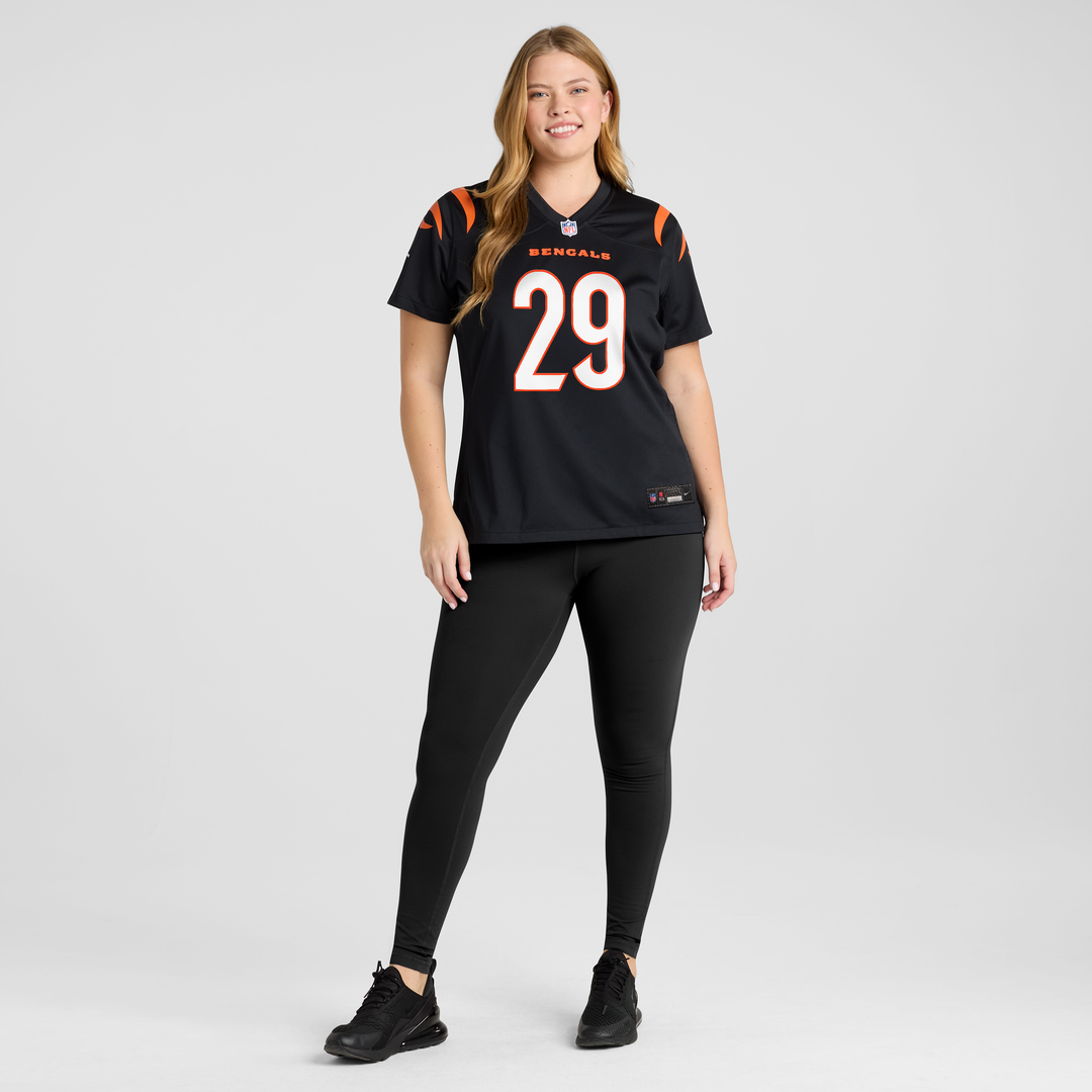 Kyle Dugger Cincinnati Bengals Women's Team Game Jersey - Black