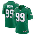 Jerome Brown Philadelphia Eagles Retired Player Alternate Game Jersey - Kelly Green