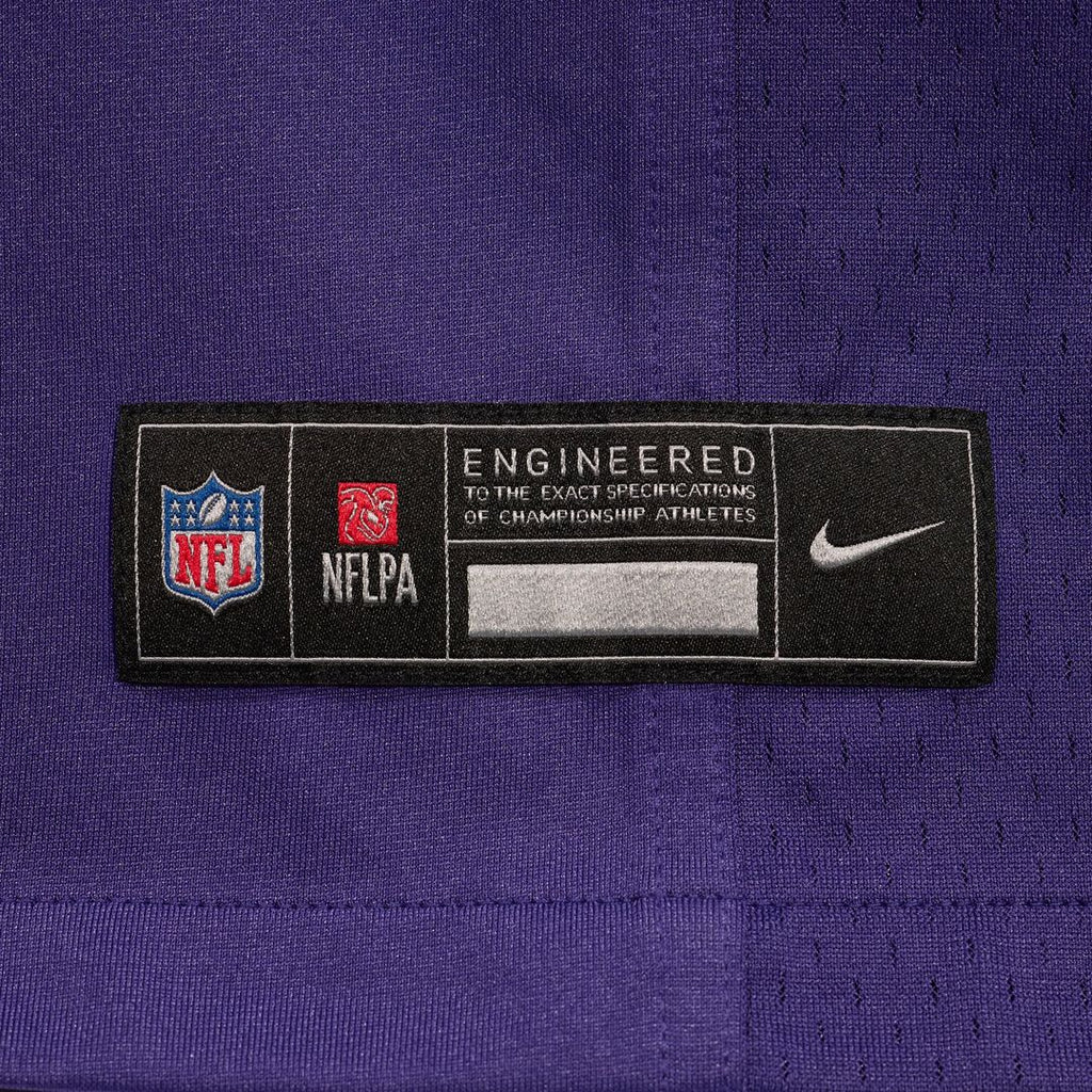 Tony Siragusa Baltimore Ravens Game Retired Player Jersey - Purple