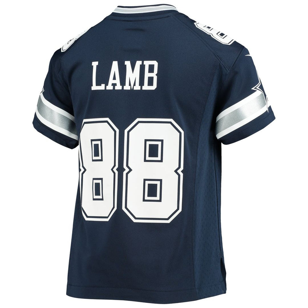 CeeDee Lamb Dallas Cowboys Youth Player Game Jersey - Navy