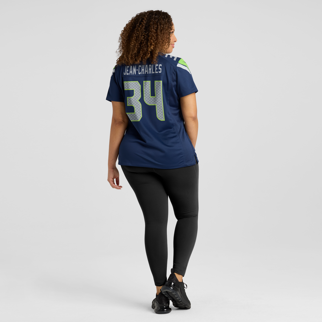 Shemar Jean - Charles Seattle Seahawks Women's Team Game Jersey - College Navy
