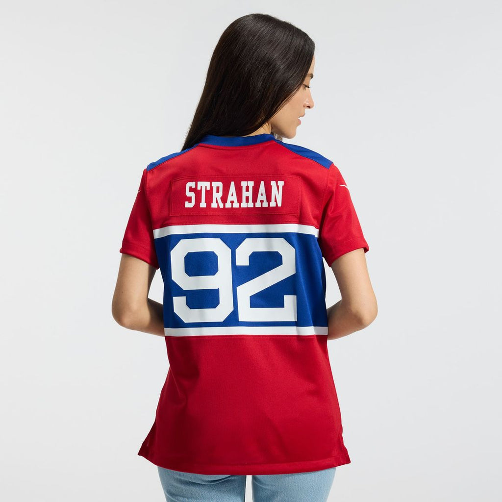 Michael Strahan New York Giants Women's Alternate Retired Player Game Jersey - Century Red