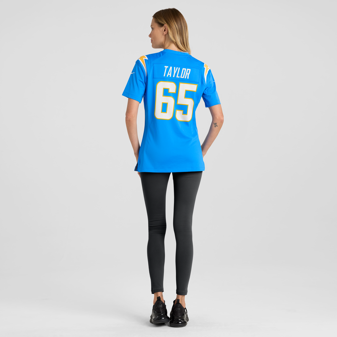 Logan Taylor Los Angeles Chargers Women's Team Game Jersey - Powder Blue