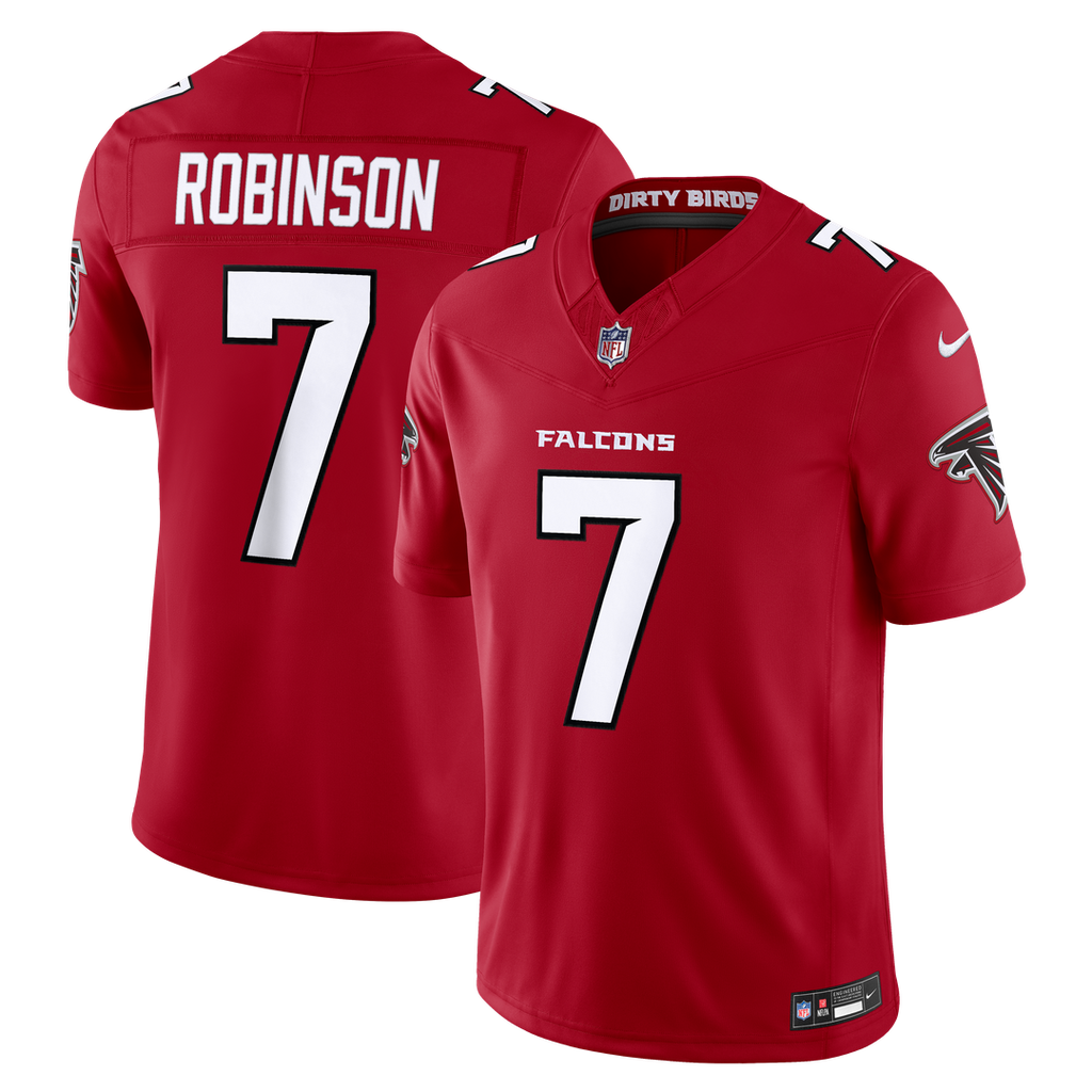 Bijan Robinson Atlanta Falcons Team Vapor F.U.S.E. Stitched Limited Jersey - Red