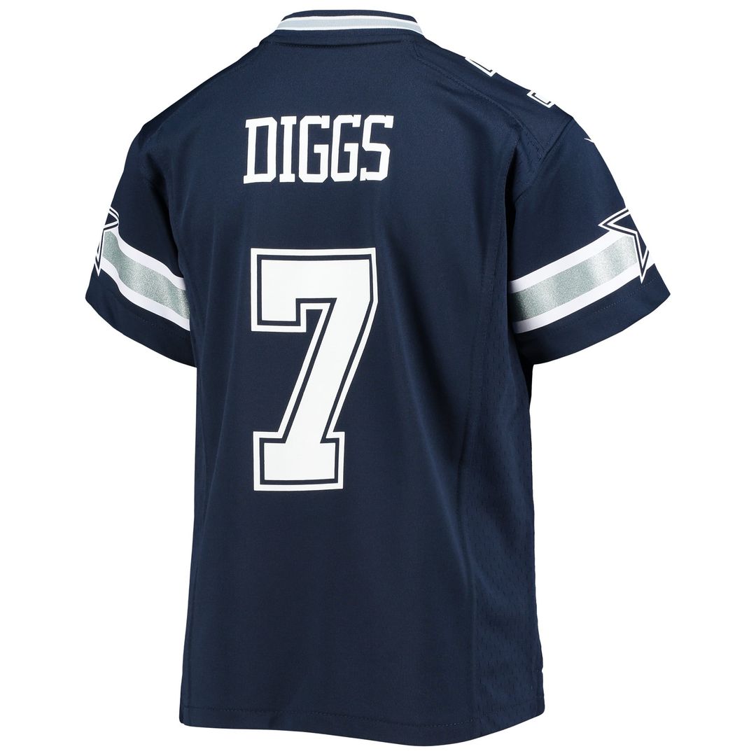 Trevon Diggs Dallas Cowboys Youth Game Jersey - White