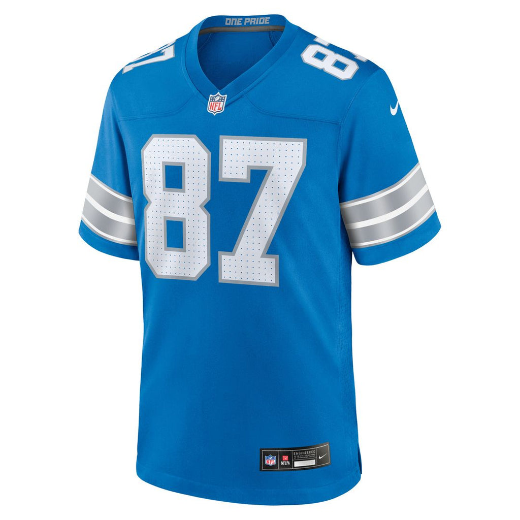Sam LaPorta Detroit Lions White Game Jersey - White