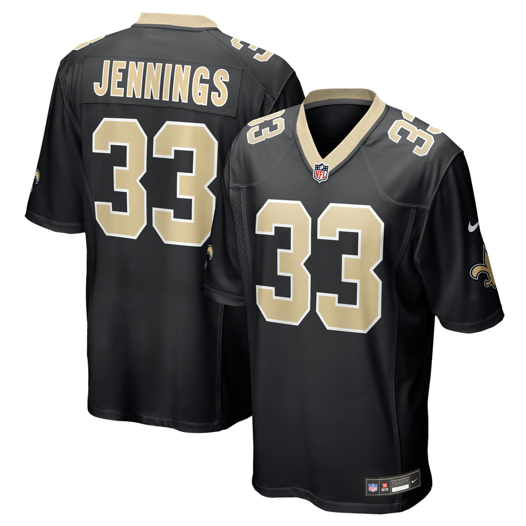 Anfernee Jennings New Orleans Saints Team Game Jersey - Black