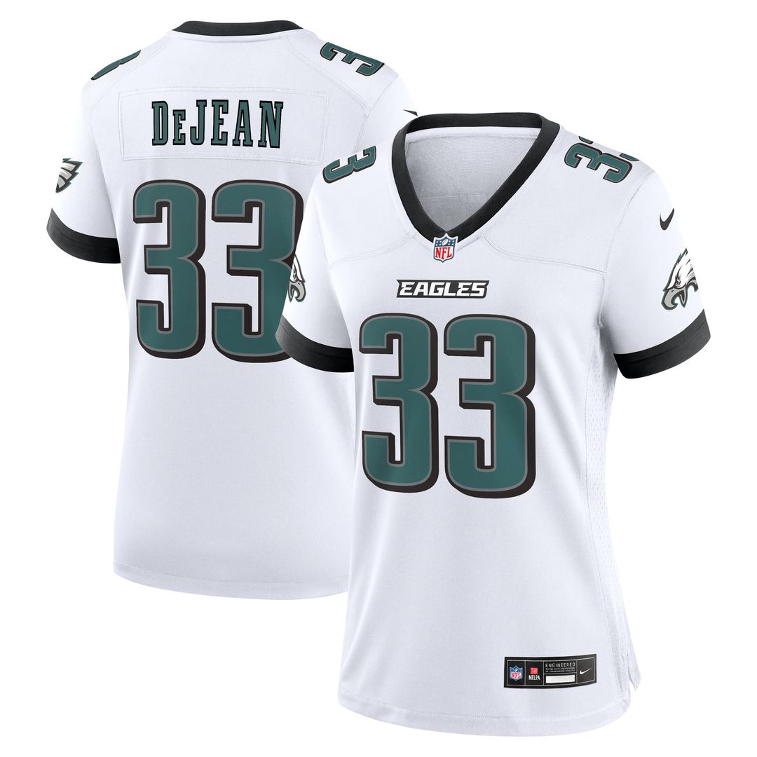 Cooper DeJean Philadelphia Eagles Women's Game Jersey - White