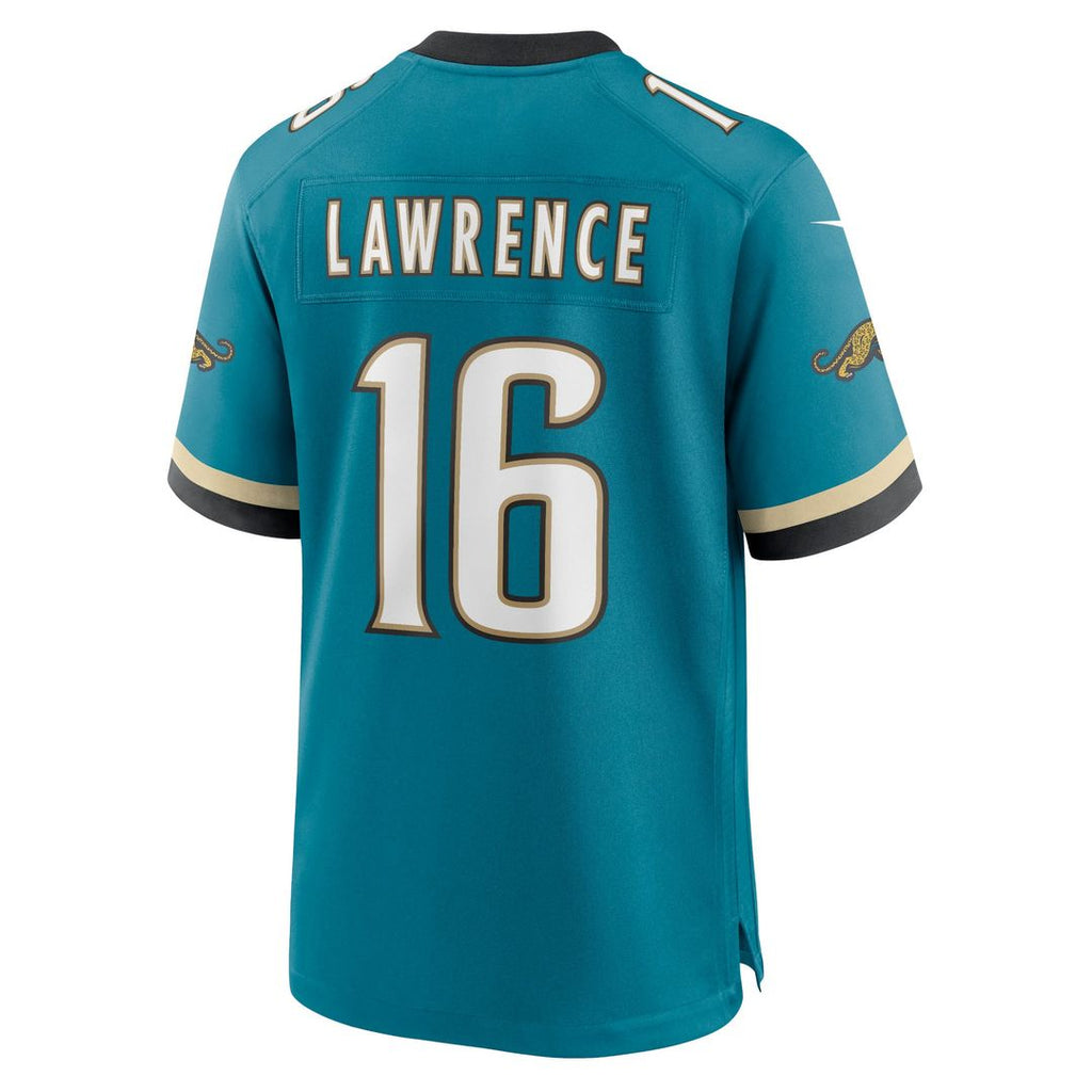 Trevor Lawrence Jacksonville Jaguars Prowler Throwback Player Game Jersey - Teal