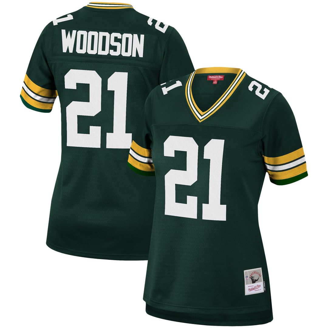 Charles Woodson Green Bay Packers Women's 2010 Legacy Replica Player Jersey - Green