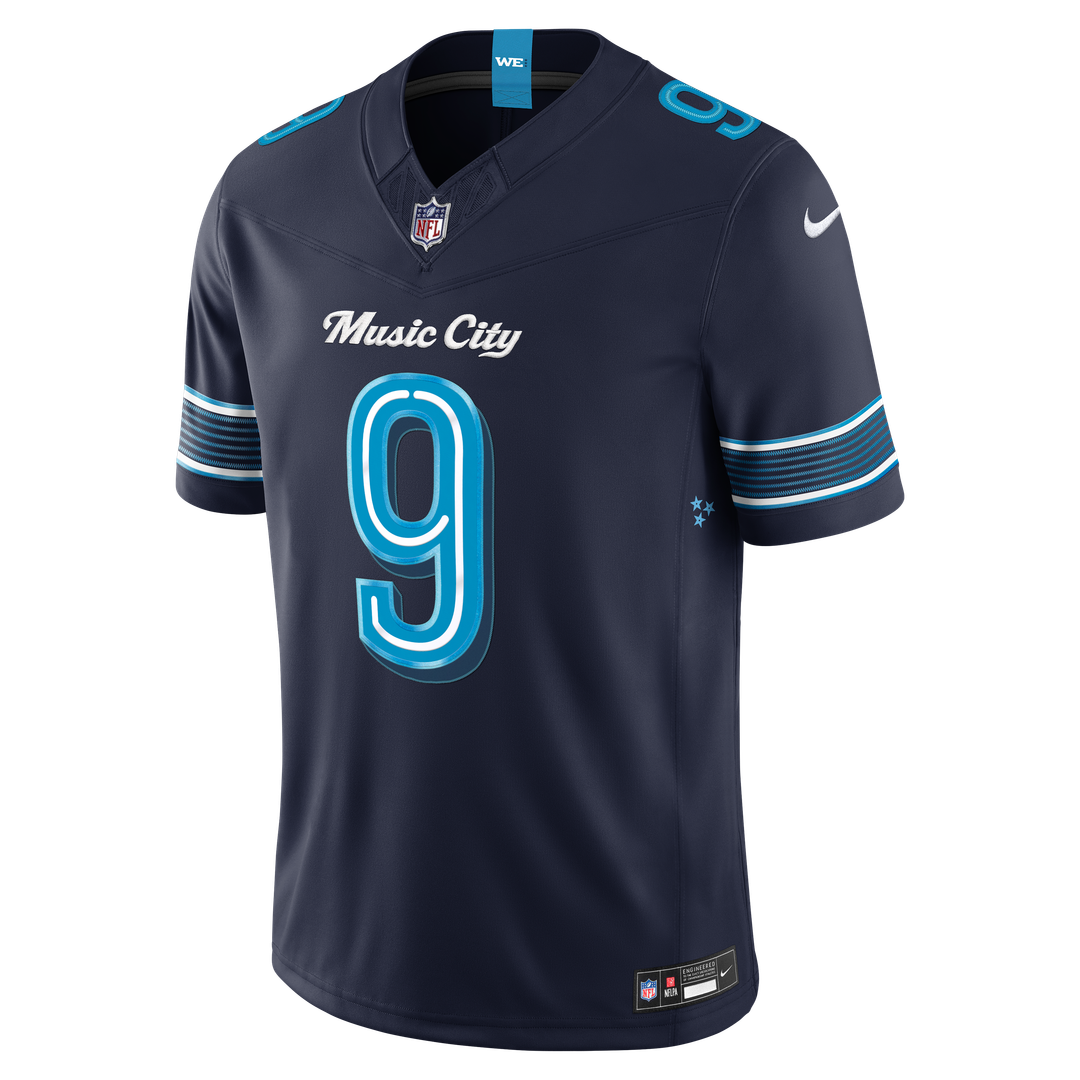 Steve McNair Tennessee Titans 2026 Rivalries Collection Stitched Limited Jersey - Navy