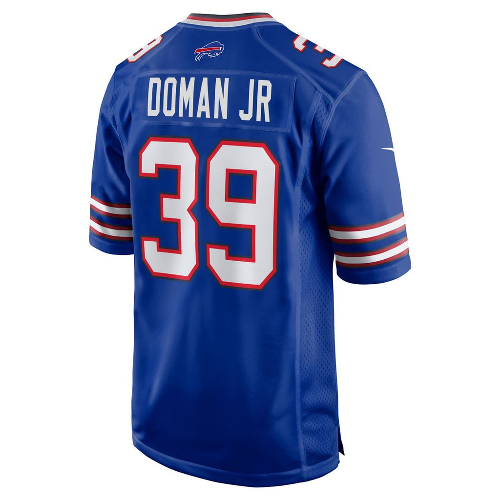 Tommy Doman Jr Buffalo Bills Team Game Jersey - Royal