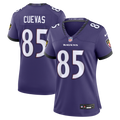 Josh Cuevas Baltimore Ravens Women's Team Game Jersey - Purple