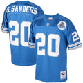 Barry Sanders Detroit Lions 1993 Authentic Throwback Retired Player Jersey - Blue
