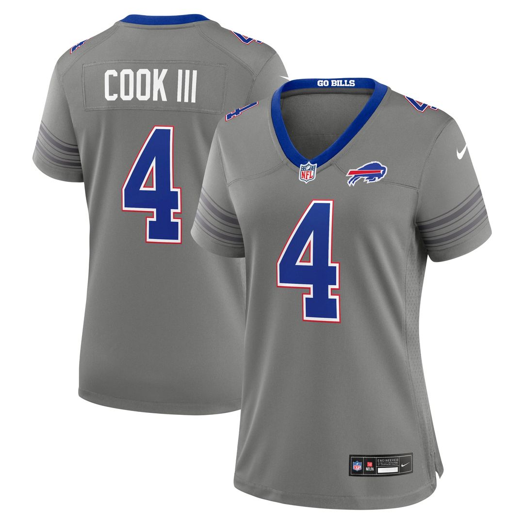James Cook III Buffalo Bills Women's Team Game Jersey - Royal