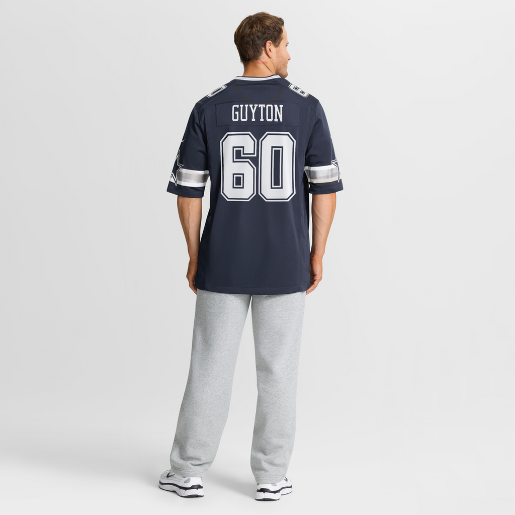 Tyler Guyton Dallas Cowboys Player Game Jersey - Navy
