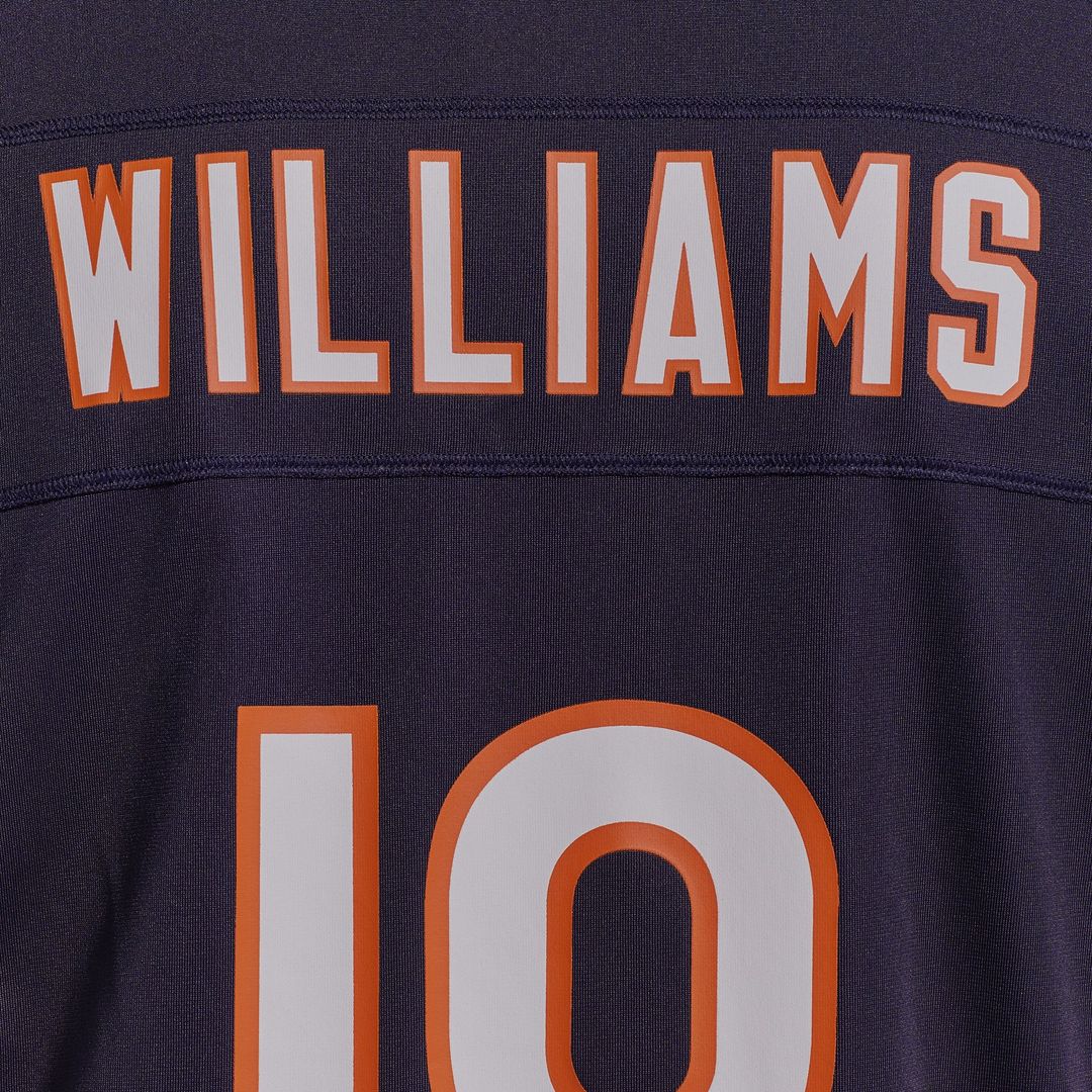 Caleb Williams Chicago Bears First Round Pick Player Game Jersey - White