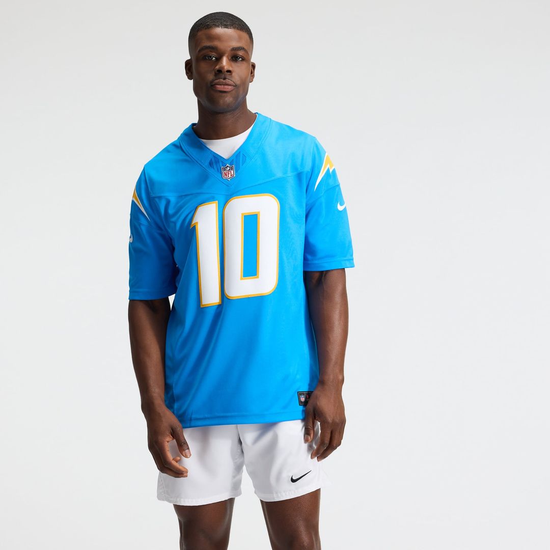 Justin Herbert Los Angeles Chargers Alternate Super Chargers Vapor F.U.S.E. Stitched Limited Jersey - Navy